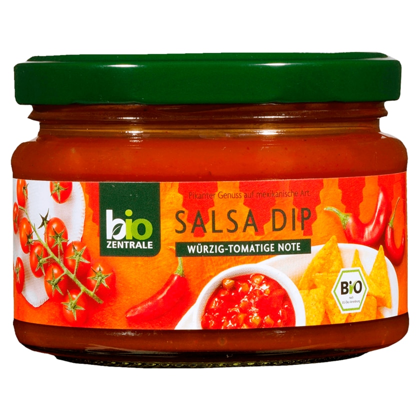 Biozentrale Bio Salsa Dip würzig-tomatige Note 200ml